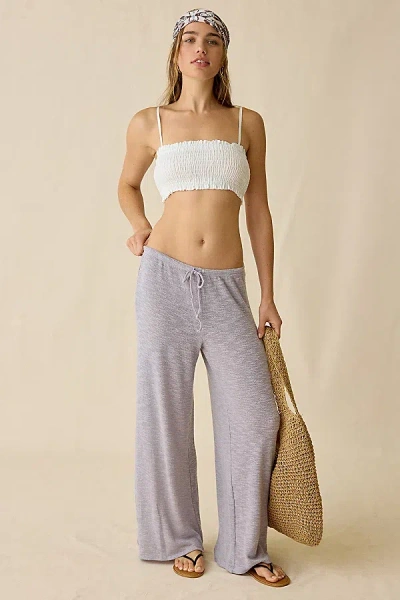 Out From Under Bella Semi-sheer Swit Beach Pant In Lavender, Women's At Urban Outfitters In White