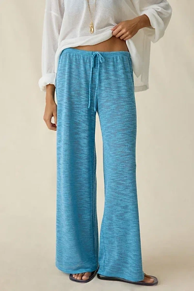 Out From Under Bella Semi-sheer Swit Beach Pants In Ocean Blue, Women's At Urban Outfitters