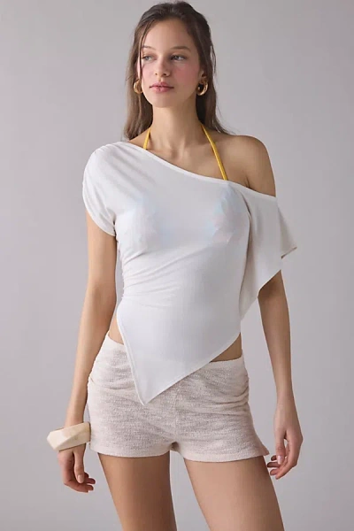 Out From Under Bella Swit Knit Micro Shorties In Neutral, Women's At Urban Outfitters