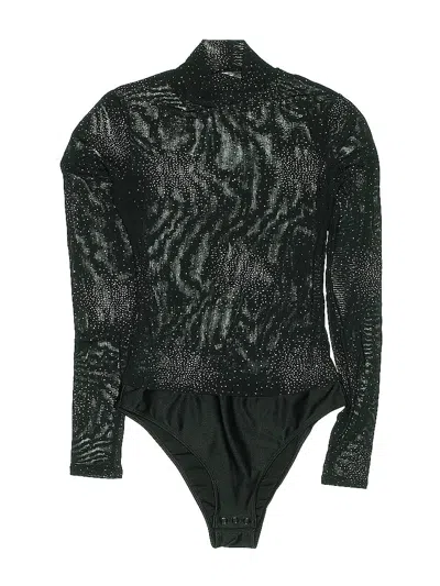 Pre-owned Out From Under Bodysuit In Black