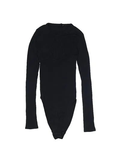 Pre-owned Out From Under Bodysuit In Black