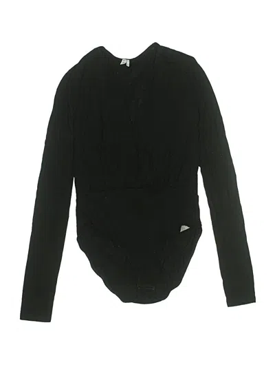 Pre-owned Out From Under Bodysuit In Black