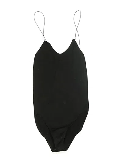 Pre-owned Out From Under Bodysuit In Black