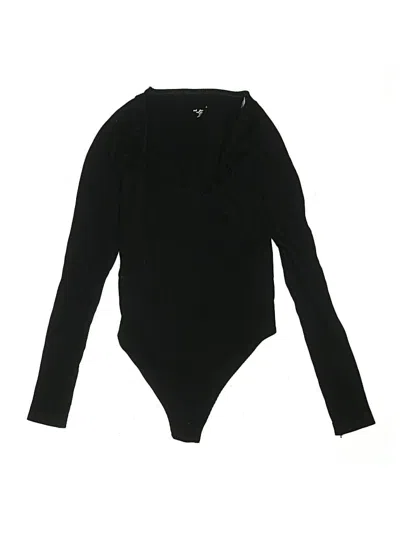 Pre-owned Out From Under Bodysuit In Black