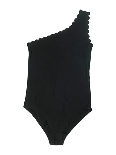 Pre-owned Out From Under Bodysuit In Black