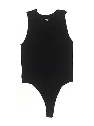 Pre-owned Out From Under Bodysuit In Black