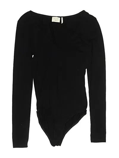 Pre-owned Out From Under Bodysuit In Black