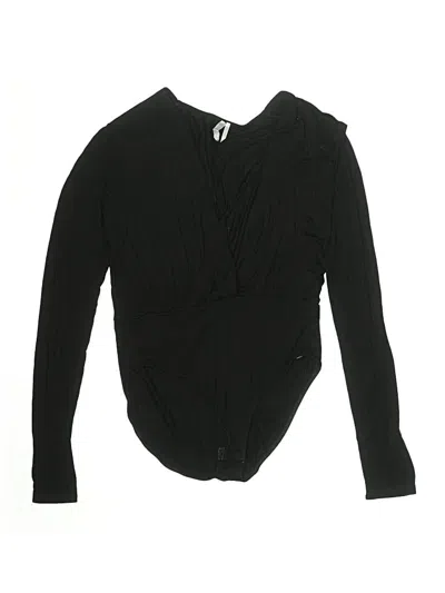 Pre-owned Out From Under Bodysuit In Black
