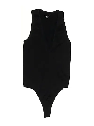 Pre-owned Out From Under Bodysuit In Black