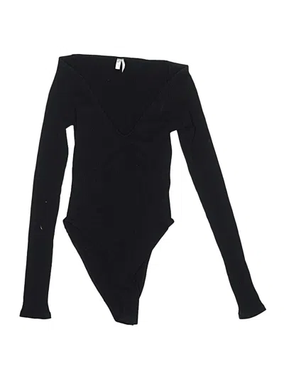 Pre-owned Out From Under Bodysuit In Black