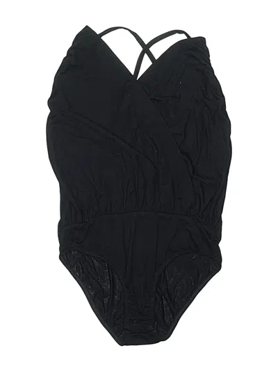 Pre-owned Out From Under Bodysuit In Black