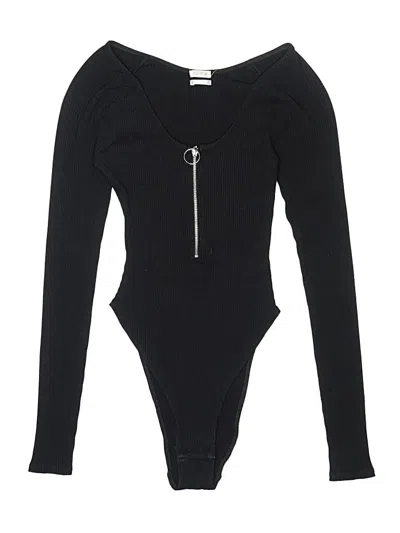 Pre-owned Out From Under Bodysuit In Black