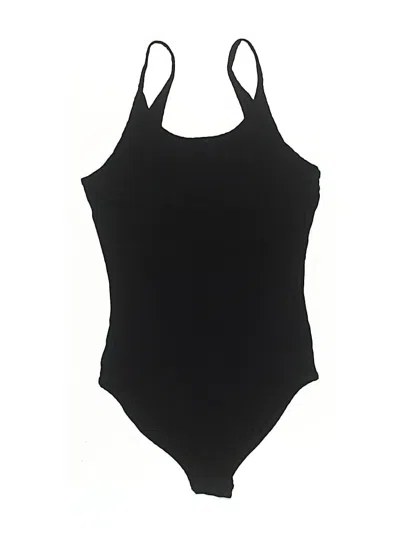 Pre-owned Out From Under Bodysuit In Black