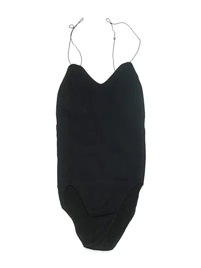 Pre-owned Out From Under Bodysuit In Black