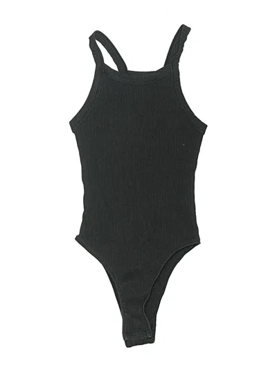 Pre-owned Out From Under Bodysuit In Black