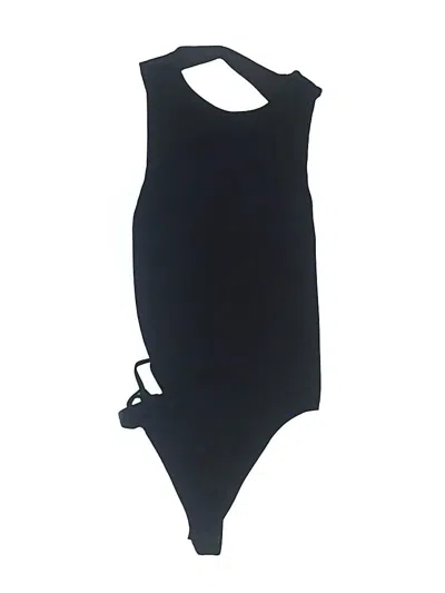 Pre-owned Out From Under Bodysuit In Black