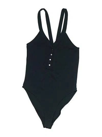Pre-owned Out From Under Bodysuit In Black