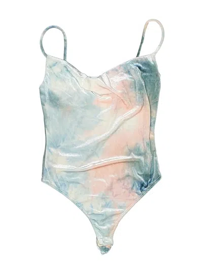 Pre-owned Out From Under Bodysuit In Blue