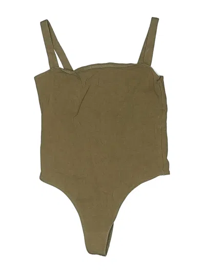 Pre-owned Out From Under Bodysuit In Brown