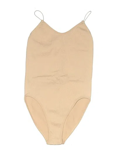 Pre-owned Out From Under Bodysuit In Brown