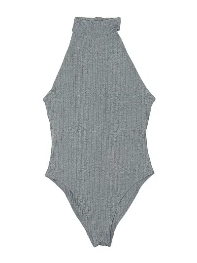 Pre-owned Out From Under Bodysuit In Gray