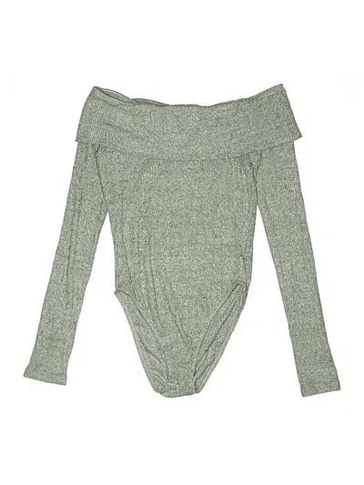 Pre-owned Out From Under Bodysuit In Gray