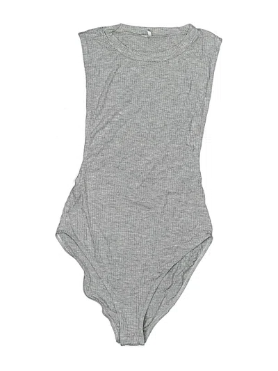 Pre-owned Out From Under Bodysuit In Gray