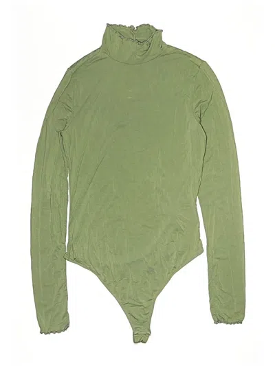 Pre-owned Out From Under Bodysuit In Green