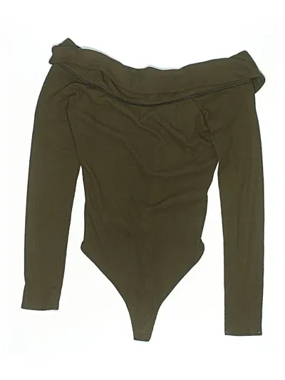 Pre-owned Out From Under Bodysuit In Green