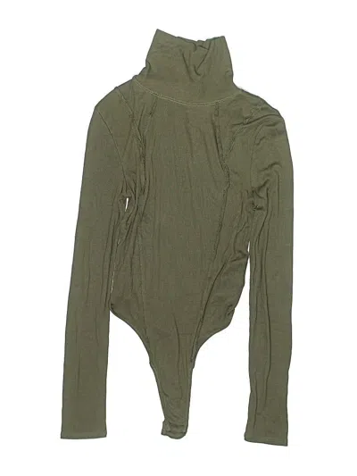 Pre-owned Out From Under Bodysuit In Green