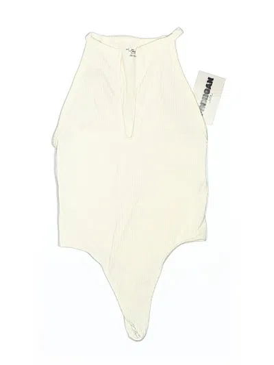 Pre-owned Out From Under Bodysuit In Ivory