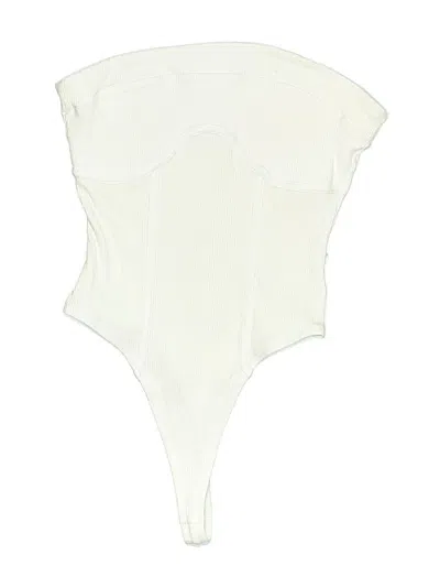 Pre-owned Out From Under Bodysuit In Ivory