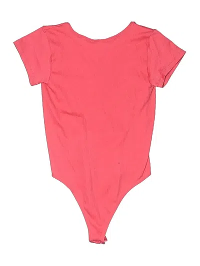 Pre-owned Out From Under Bodysuit In Pink