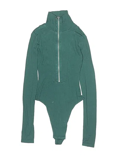 Pre-owned Out From Under Bodysuit In Teal