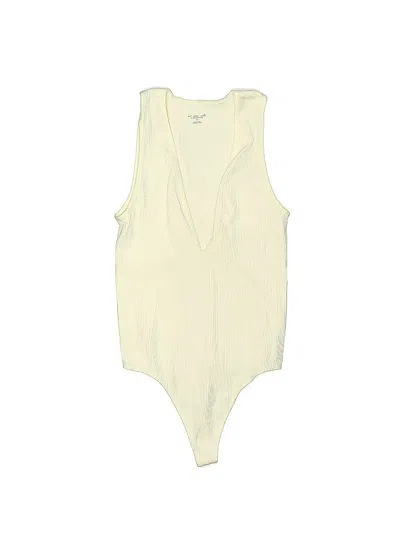 Pre-owned Out From Under Bodysuit In Yellow