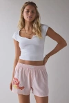 Out From Under Boxer Short In Lobster, Women's At Urban Outfitters
