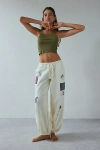 Out From Under Brenda Graphic Jogger Sweatpant In Cream, Women's At Urban Outfitters