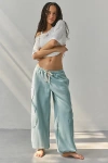 Out From Under Brenda Heart Patch Jogger Sweatpant In Blue Surf, Women's At Urban Outfitters In Blue