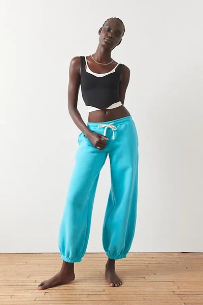 Out From Under Brenda Jogger Sweatpant In Turquoise, Women's At Urban Outfitters