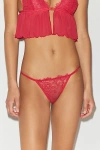 Out From Under Butterfly Kisses Lace Thong In Red, Women's At Urban Outfitters