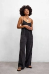 Out From Under Cabot Jumpsuit In Black, Women's At Urban Outfitters