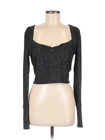 Pre-owned Out From Under Cardigan Sweater In Black