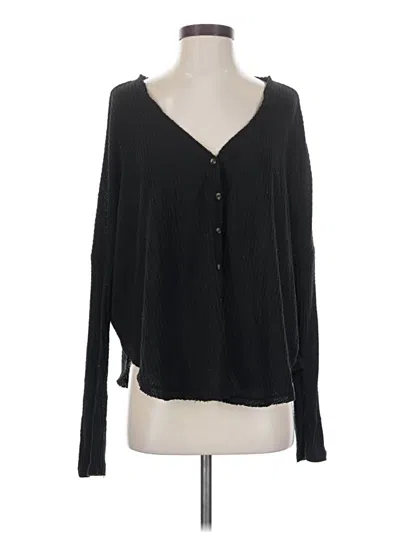 Pre-owned Out From Under Cardigan Sweater In Black