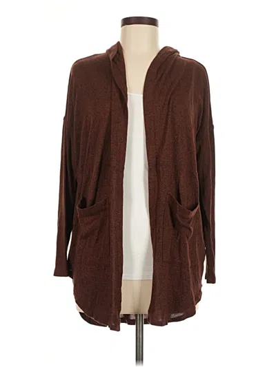 Pre-owned Out From Under Cardigan Sweater In Brown