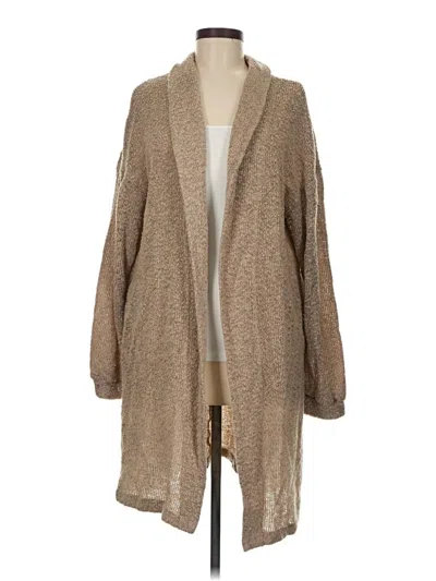 Pre-owned Out From Under Cardigan Sweater In Brown