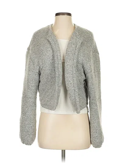 Pre-owned Out From Under Cardigan Sweater In Gray