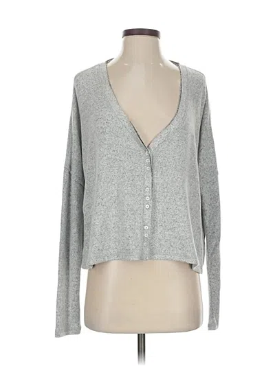 Pre-owned Out From Under Cardigan Sweater In Gray