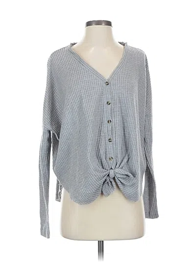 Pre-owned Out From Under Cardigan Sweater In Gray