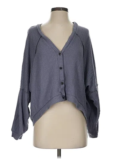 Pre-owned Out From Under Cardigan Sweater In Gray