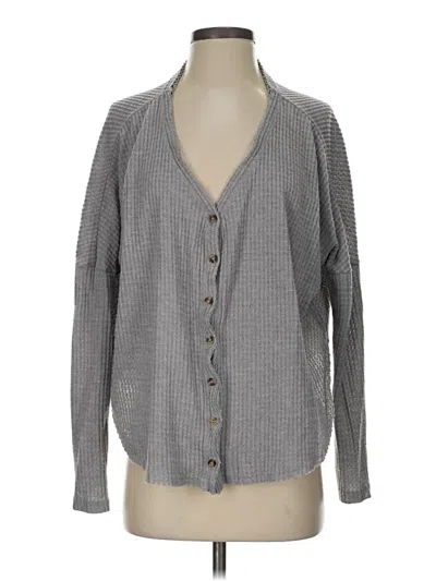 Pre-owned Out From Under Cardigan Sweater In Gray